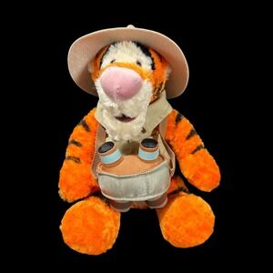Tigger Safari Plush Walt Disney World 8" With Tags Winnie The Pooh
